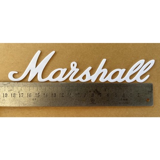 โลโก้ติด ลำโพง ( ราคาต่อชิ้น ) marshall. สูง4cm