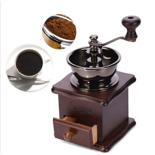 เครื่องบดกาแฟ เครื่องบดกาแฟมือหมุน Coffee Grinders (กล่องไม้คลาสสิค) ---สินค้าพร้อมส่ง---