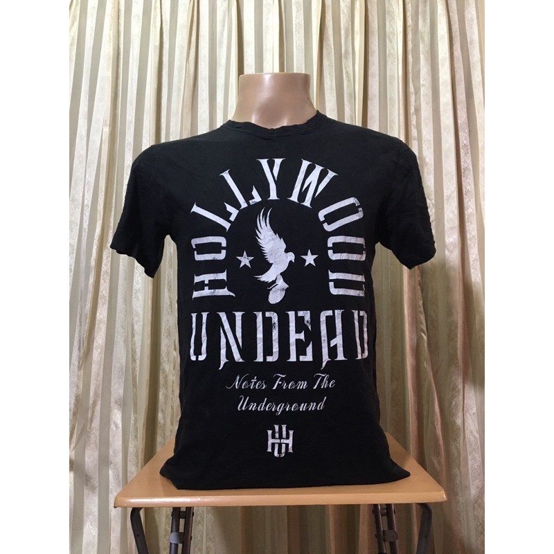 เสื้อวงมือสอง HOLLYWOOD UNDEAD Size M มือ2