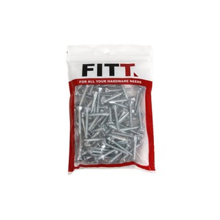 สกรูปลายแหลมคอหยัก FITT 7X32MM 100ชิ้น | FITT | 7X32MM(1-1/4") สกรู, น๊อต อุปกรณ์ยึดติด ต่อเติมซ่อมแซมบ้าน สกรูปลายแหลมค