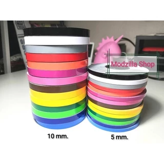 เทปตัดขอบ เทปตีเส้น PVC สี ขนาด 5,10 มม. ยาว 16 หลา