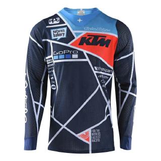 เสื้อยืดสำหรับผู้ชาย TLD Pro มอเตอร์ไซค์ย์ MTB MX ATV จักรยาน เสื้อเชิ้ต