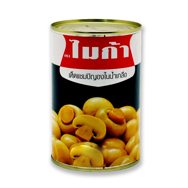 ไมก้า เห็ดแชมปิญองสไลซ์ในน้ำเกลือ 2840 กรัม Mica Sliced Champignon Mushroom In Brine 2840g