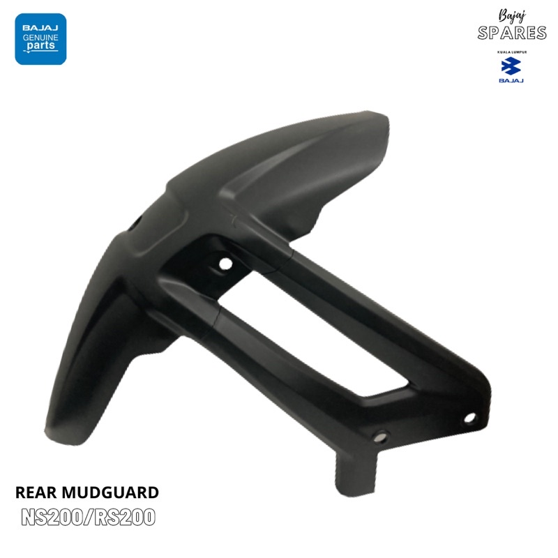 REAR MUDGUARD (HUGGER)NS200/RS200 PULSAR BAJAJ