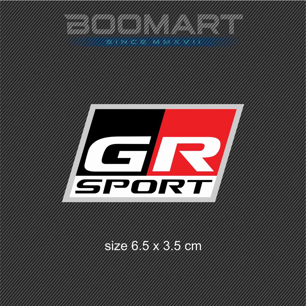 GR SPORT GUZO RACING SPORT EMBLEM RAISED สติ๊กเกอร์