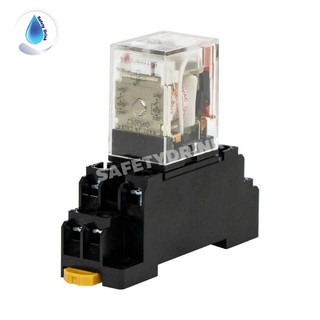 SafetyDrink RELAY MY2N-GS 220VAC OMRON + SOCKET PYF08