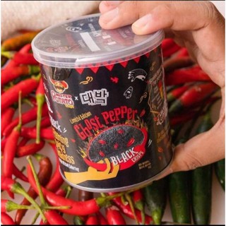 มันฝรั่งสีดำGhost Pepper Black Crisps เผ็ดที่สุดในโลก 45g