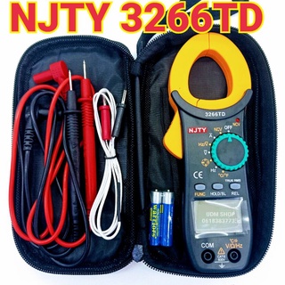 คลิปแอมป์ NJYT 3266TD Clamp Meter Digital มัลติมิเตอร์ดิจิตอล มิเตอร์วัดไฟ แคล้มมิเตอร์ คลิปแอมป์