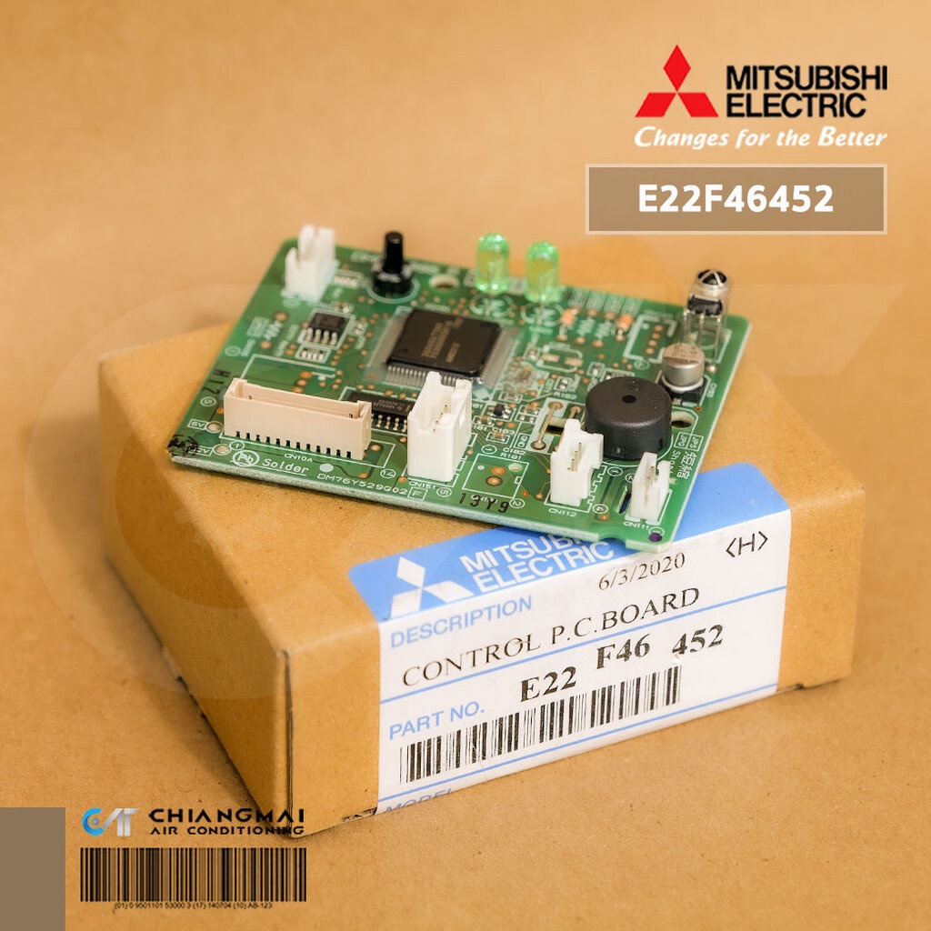 E22F46452 แผงรับสัญญาณรีโมทแอร์ Mitsubishi Electric ตัวรับสัญญาณแอร์มิตซูบิชิ รุ่น MS-SGG13VC-T1, MS