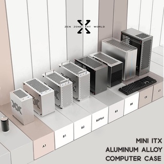 ZZAW  Aluminum Alloy Computer Case (เคสอลูมิเนียมฟรีเมียม ITX  จัดส่งในไทย รับประกัน 1 ปี )