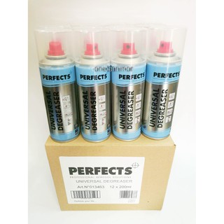 สเปรย์ Perfects Degreaser Cleaner ล้างหน้าสัมผัสแบบแห้งเร็ว   ยกลัง 12 กระป๋อง   (แทน Philips สีฟ้าได้) ล้างแผงวงจร