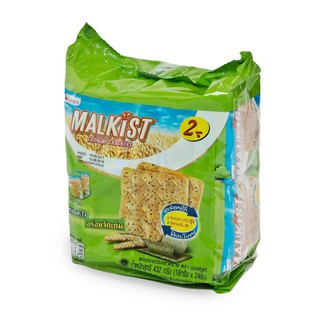 มอลคิสท์ แครกเกอร์กรอบ รสสาหร่าย ขนาด 18 กรัม แพ็ค x 24 ห่อ Malkist Crispy Crackers Seaweed Flavor Size 18 g. Pack x 24