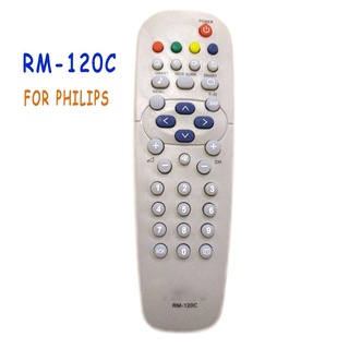 อะไหล่เปลี่ยน RM-120C สําหรับ RC19335003/01P รีโมตคอนโทรล สําหรับสมาร์ททีวี Philips RC0301/01 RC0770 RC19036002 Rc2030 RC2080