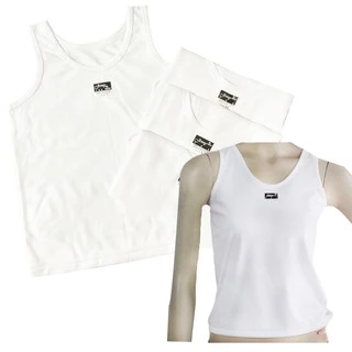 (แพ็ค3ตัว/1ตัว) เสื้อกล้ามขาว กล้ามขาวเด็กหญิง เนื้อผ้าcotton 100% Premium(ป้ายดำ)