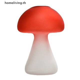 Home แจกันแก้ว รูปเห็ด สีเหลือง สีน้ําตาล สร้างสรรค์ สําหรับตกแต่งบ้าน ห้องนั่งเล่น TH