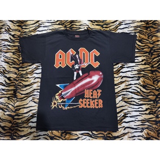 เสื้อวง AC⚡DC World Tour 88 งานใหม่ทำเก่า ฟอกสีเฟดได้ฟิวงานเก่า ผ้า Cotton 100 ป้าย BROCKUM สวยมาก