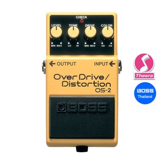 BOSS OS-2 OVERDRIVE DISTORTION เอฟเฟ็กต์กีตาร์ BOSS รับประกันจากศูนย์ตัวแทนประเทศไทย