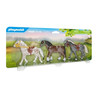 Playmobil 70683 Pony Farm Pony Set โพนีฟาร์ม เซ็ตโพนี่ 3 ตัว