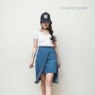 Korea look denim skirt