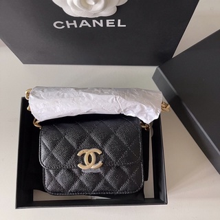 แท้💯New Chanel card with chain