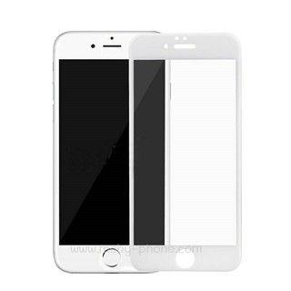 ฟิล์มกระจกนิรภัย Tempered Glass Screen Protector for iPhone 8 เต็มจอ ขอบโค้ง (สีขาว,สีดำ)