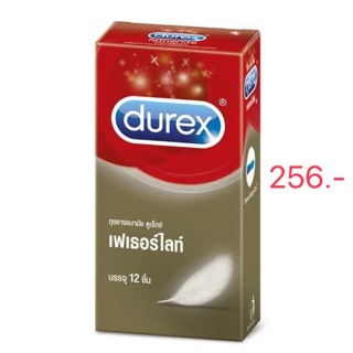*ฉลากไทย ของแท้ Durex Fetherlite 12 ชิ้น ถุงยาง ดูเร็กส์ เฟเธอร์ไลท์