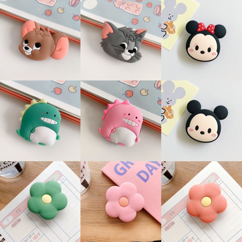 เคส Popsocket case, grip stock, cute pattern, foldable type, for attaching to mobile phone.