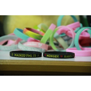 Wristband แบบธรรมดาลงสี ขนาด 0.5