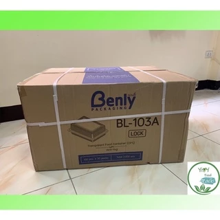 🔥TP-103 HTP-103,TL-103,BL-103A ล็อคได้🔥กล่องพลาสติกใส OPS สำหรับใส่อาหาร กล่องข้าว กล่องเบเกอรี่ Bakery 1 ลัง