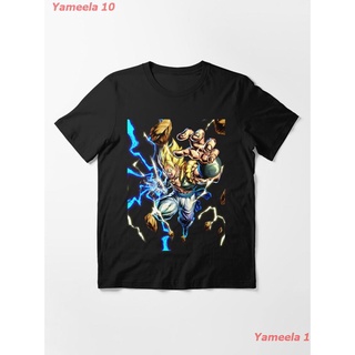 เสื้อยืดผ้าฝ้ายพิมพ์ลายขายดีGogeta Essential T-Shirt ดราก้อนบอล Dragon Ball พิมลาย ผู้หญิง เสื้อยืดผู้ชาย เสื้อยืดอนิเมะ