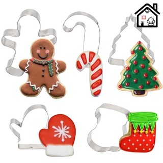 Christmas Gingerbread Cookie Cutter / Xmas Santa Claus Mold Kitchen Cake Baking Tool