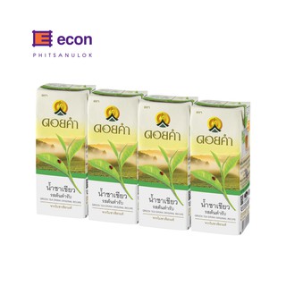 น้ำชาเขียวรสต้นตำรับดอยคำ 200 ml - แพ็ค x 4 กล่อง