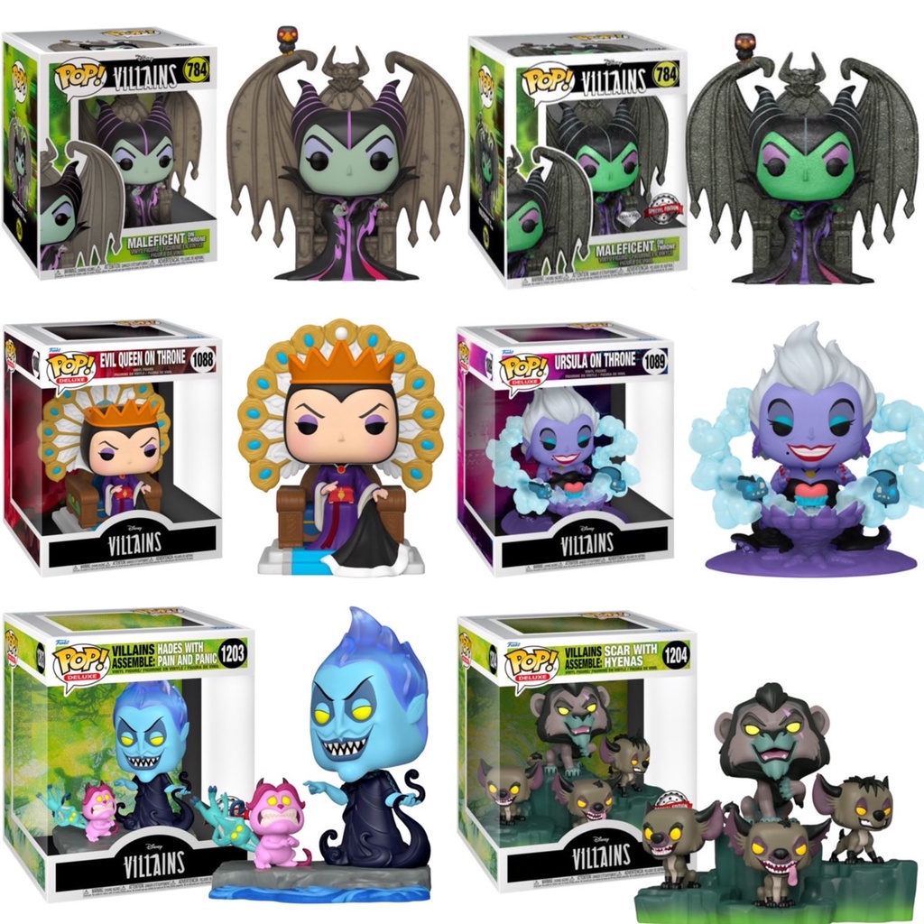 Funko POP Wallet: Portafoglio Con Personaggi Dei Cattivi Disney