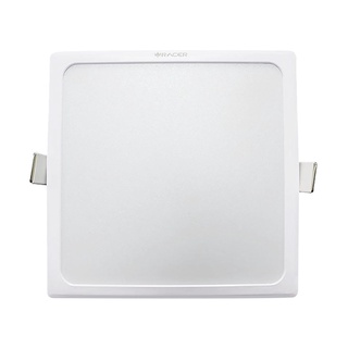 Therichbuyer โคมดาวน์ไลท์ LED 12W WARMWHITE หน้าเหลี่ยม RACER รุ่น SQUARE INTEGRATED DIRVER 12W ขนาด 5 นิ้ว สีขาว