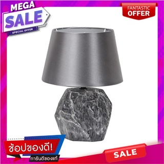 ไฟตั้งโต๊ะ CARINI DE4427M-GY สีเทา/ดำ โคมไฟตั้งโต๊ะ TABLE LAMP CARINI DE4427M-GY GREY/BLACK