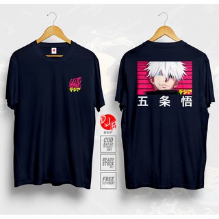 เสื้อยืด พิมพ์ลายอนิเมะ Gojo SATORU JUJUTSU KAISEN GOJOU SENSEI สไตล์ญี่ปุ่นสามารถปรับแต่งได้