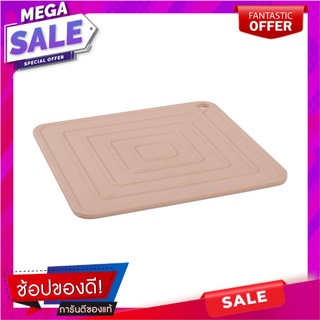 ที่รองภาชนะร้อนเหลี่ยม COOK CHARMY สีเบจ ที่รองภาชนะ SQUARE TRIVET COOK CHARMY BEIGE