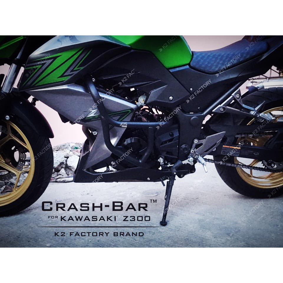 CRASH-BAR FOR KAWASAKI Z300 / แคชบาร์