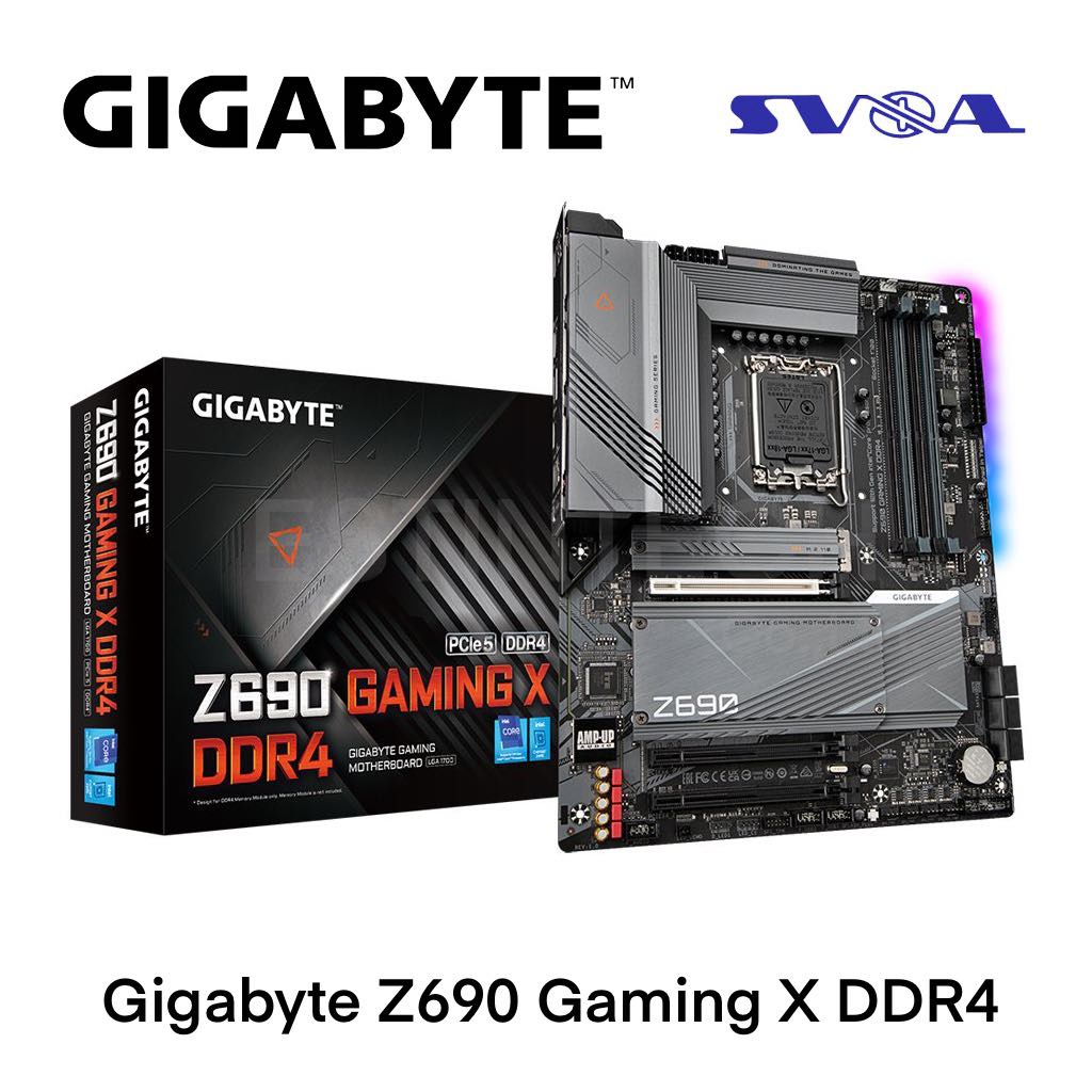 Mainboard(เมนบอร์ด) 1700 Gigabyte Z690 GAMING X DDR4 ของใหม่ประกัน 3ปี