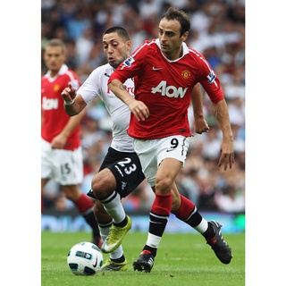 โปสเตอร์ Berbatov ดีมีตาร์ เบอร์บาตอฟ Manchester United MUFC แมนเชสเตอร์ยูไนเต็ด แมนยู Poster รูปภาพ Red Devils ฟุตบอล