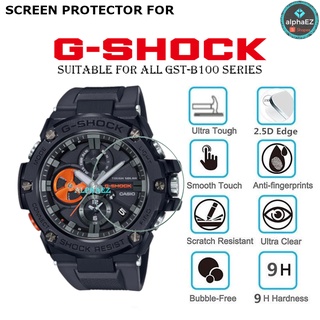 Casio G-Shock GST-B100 Series 9H ฝาครอบป้องกันหน้าจอนาฬิกา GSTB100 กระจกนิรภัยแข็ง ป้องกันรอยขีดข่วน