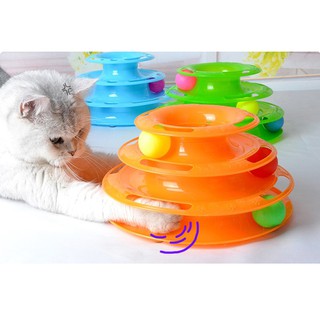 แหล่งขายและราคาAL-004 ของเล่นแมว รางบอลทาวเวอร์ 3ชั้น รางบอลแมว Three Levels Tower Tracks Cat Toyอาจถูกใจคุณ