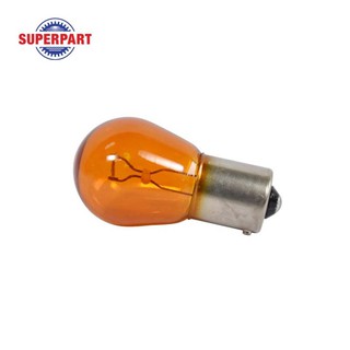 หลอดไฟ 12V(1จุดใหญ่)สีส้ม(เขี้ยวเยื้อง) OSRAM (7507 OSRAM)