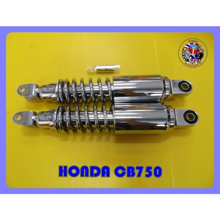 โช๊คคู่หลัง สีชุบโครเมียม HONDA CB750 Chrome Rear Shock Set 315mm