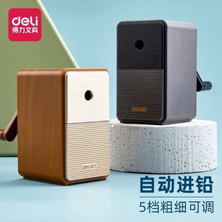 2N KIDS_พร้อมส่ง  กบเหลาดินสอทรงลำโพง วินเทจ คลาสสิค ปรับระดับความคมของดินสอได้ 5 ระดับ