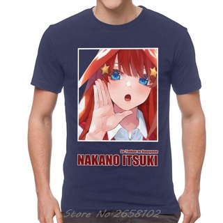 [S-5XL] เสื้อยืดแขนสั้น คอกลม ผ้าฝ้าย 100% พิมพ์ลาย The Quintessential Quintuplets Nino V1 Go Toubun No Hanayome สําหรับ