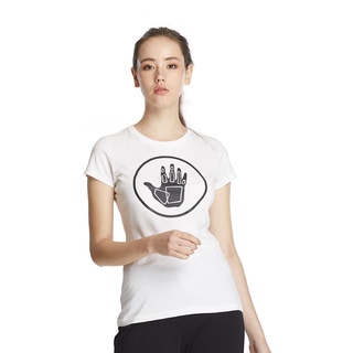 BODY GLOVE Sport Casual Cotton Women Crew Neck TEE สีขาว White เสื้อยืดผู้หญิง  3BMB