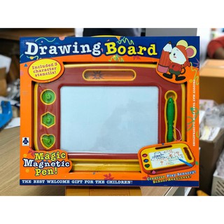 กระดานแม่เหล็กยักษ์ Drawing Board สีแดง