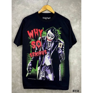 Jokerเสื้อยืดสีดำสกรีนลายBT51