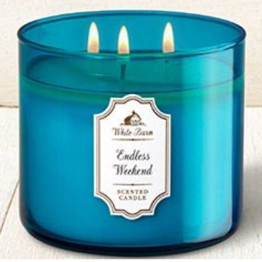 Bath &amp; Body Works White Barn Scented Candle #Endless Weekend 411 g